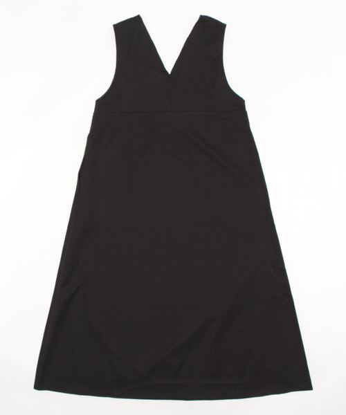 coca（coca）（コカ）の「起毛ツイルVネックジャンパースカート（ワンピース・レディース・ブラック・L/M）」の9枚目の写真