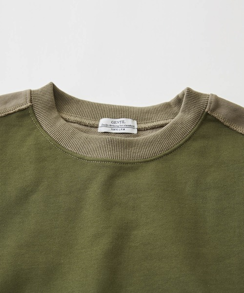 CUBE SUGAR（キューブシュガー）の「GENTIL(ジャンティ)WEB限定スウェットプルオーバー（スウェット・レディース・カーキ/ブラウン/グレー・M）」の16枚目の写真