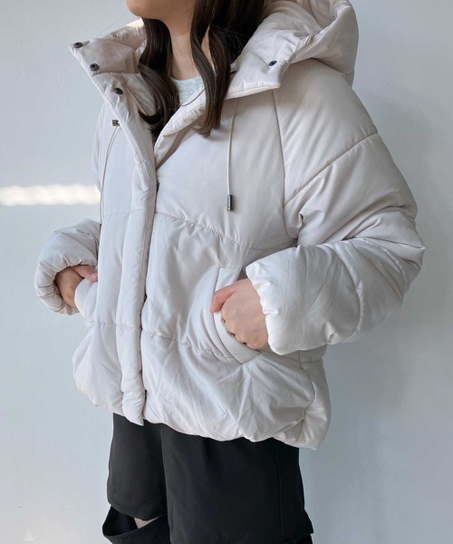 セール】☆選んであったか中綿フェイクダウンジャケット（ダウン