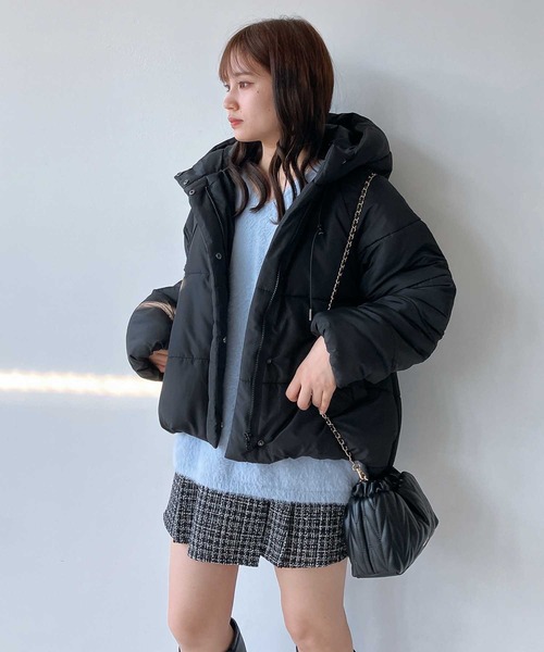 セール】☆選んであったか中綿フェイクダウンジャケット（ダウン