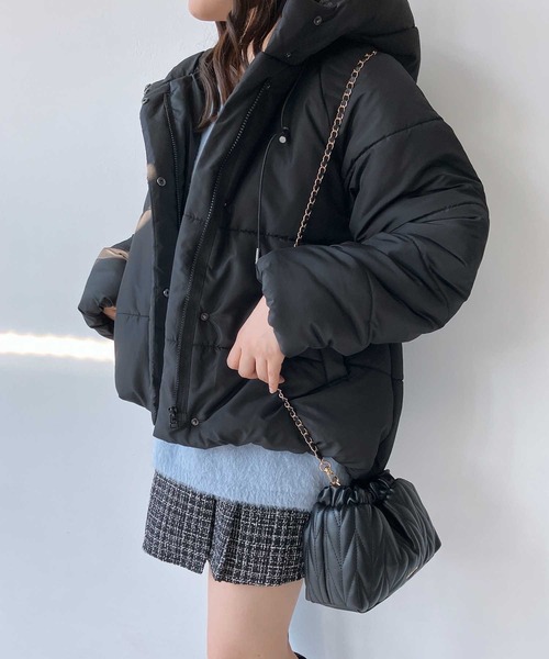 セール】☆選んであったか中綿フェイクダウンジャケット（ダウン