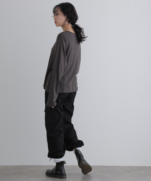 ElegChic(エレグシック)の「裾絞りカーゴパンツ(カーゴパンツ・レディース・ベージュ/カーキ/ブラック・XL/3L/L/4L/M)」の6枚目の写真