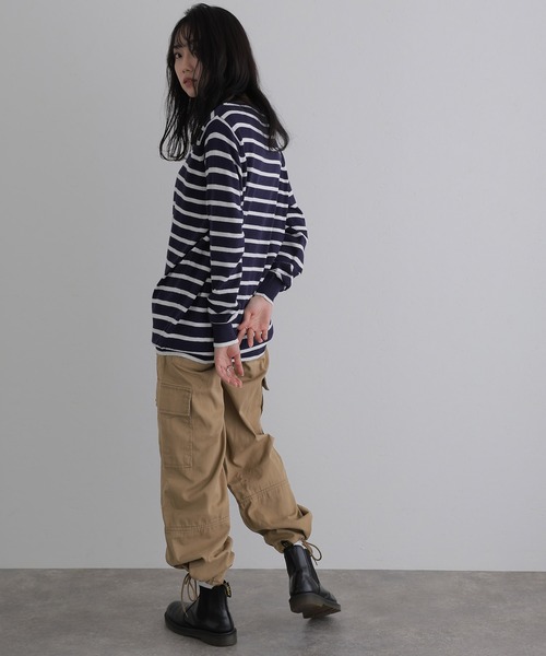 ElegChic(エレグシック)の「裾絞りカーゴパンツ(カーゴパンツ・レディース・ベージュ/カーキ/ブラック・XL/3L/L/4L/M)」の10枚目の写真