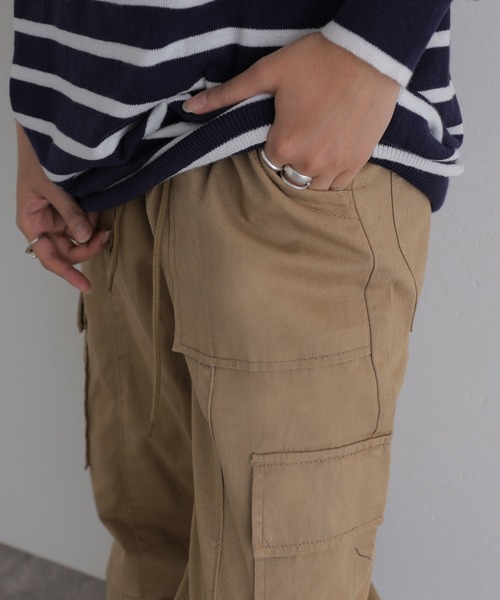ElegChic(エレグシック)の「裾絞りカーゴパンツ(カーゴパンツ・レディース・ベージュ/カーキ/ブラック・XL/3L/L/4L/M)」の17枚目の写真