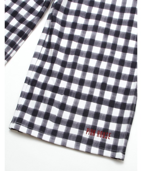 Little sunny bite(リトルサニーバイト)の「little sunny bite と pink house Hand drawing checker pants(その他パンツ・レディース・ピンク/グリーン系/ブラック・FREE)」の8枚目の写真