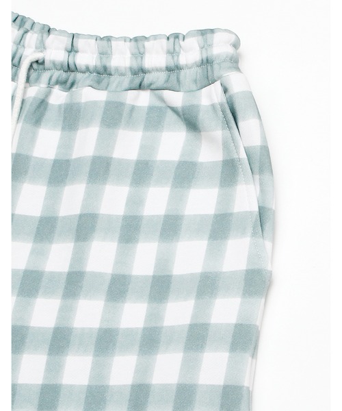 Little sunny bite(リトルサニーバイト)の「little sunny bite と pink house Hand drawing checker pants(その他パンツ・レディース・ピンク/グリーン系/ブラック・FREE)」の15枚目の写真