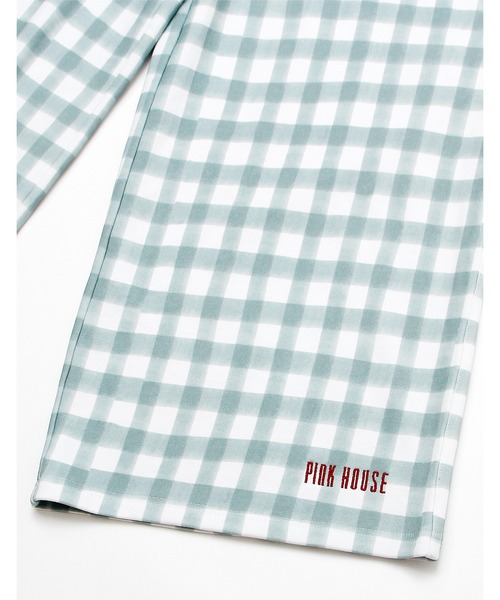 Little sunny bite(リトルサニーバイト)の「little sunny bite と pink house Hand drawing checker pants(その他パンツ・レディース・ピンク/グリーン系/ブラック・FREE)」の16枚目の写真