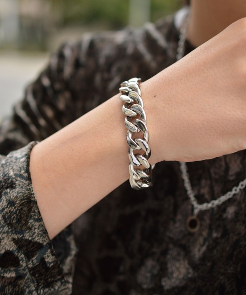 BROTHERHOOD（ブラザーフッド）の「【BROTHERHOOD】ボールドチェーン ブレス「サージカルステンレス316L」（ブレスレット・メンズ・シルバー・FREE）」の4枚目の写真