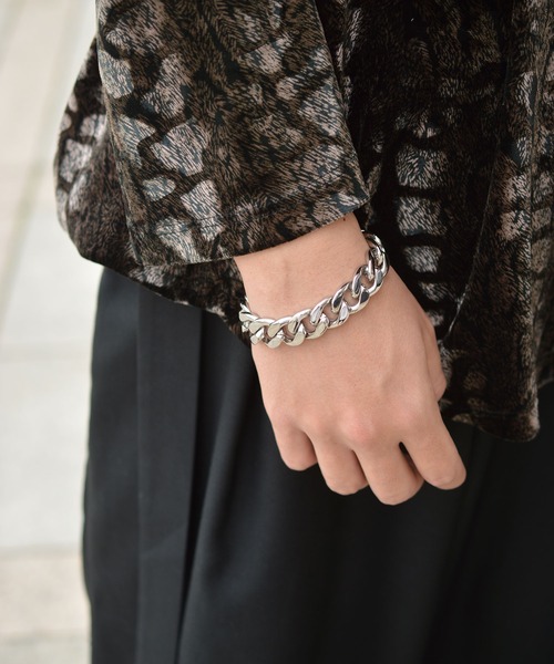 BROTHERHOOD（ブラザーフッド）の「【BROTHERHOOD】ボールドチェーン ブレス「サージカルステンレス316L」（ブレスレット・メンズ・シルバー・FREE）」の9枚目の写真