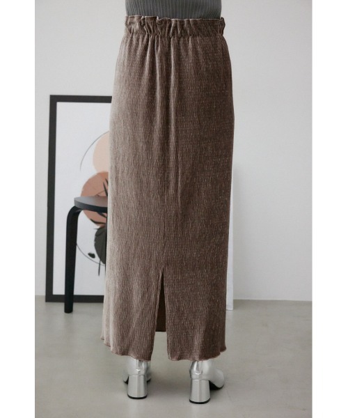 AZUL by moussy(アズールバイマウジー)の「ベロアナロースカート(スカート・レディース・アイボリー/ブラウン系その他2/ブラック・FREE)」の18枚目の写真