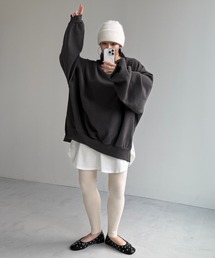 wee9s（ウィークス）の「OSUMITSUKI sweat   オスミツキスーパーオーバースウェット（スウェット）」