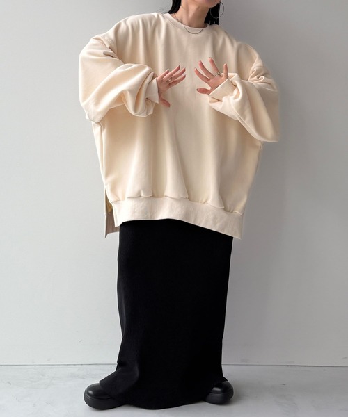 新品✨ Satistying スウェット セール】OSUMITSUKI sweat / オスミツキスーパーオーバー