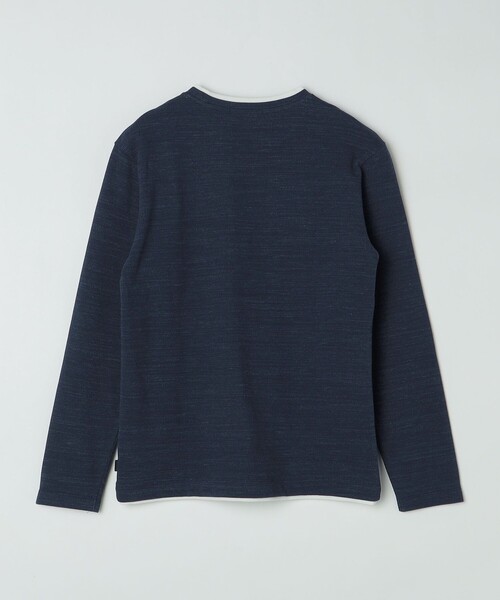 SHIPS(シップス)の「SHIPS: フェイクレイヤード ピケ クルーネック 長袖 カットソー(Tシャツ/カットソー・メンズ・ネイビー/ナチュラル/ライトグレー/イエロー系その他2・LARGE/SMALL/X-LARGE/MEDIUM)」の18枚目の写真