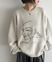 アートジャガードニット【ZOZOTOWN限定アイテム】