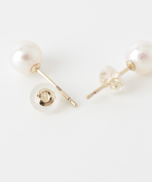 URBAN RESEARCH（アーバンリサーチ）の「ff by decor urban research　アコヤパール5mmピアス（ピアス（両耳用）・レディース・ホワイト系その他・-）」の2枚目の写真