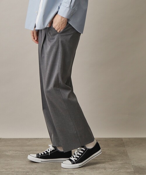THE SHOP TK （ザ ショップ ティーケー ）の「◆【セットアップ可】TRストレッチワイドパンツ（その他パンツ・メンズ・ブルー系その他3/グレー系1/ダークグレー・02/03/04）」の12枚目の写真