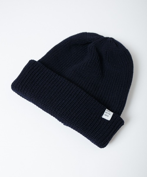 RACAL(ラカル)の「2way Basic Knit Beanie / 2ウェイベーシックニットビーニー(ニットキャップ/ビーニー・メンズ・ブラック/アイボリー/オリーブ/グレイッシュベージュ/ブルーグレー/グレー/ネイビー/オレンジ・FREE)」の13枚目の写真