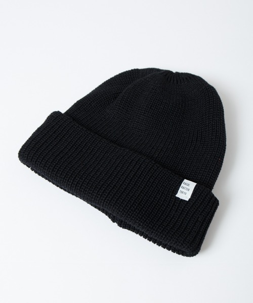 RACAL(ラカル)の「2way Basic Knit Beanie / 2ウェイベーシックニットビーニー(ニットキャップ/ビーニー・メンズ・ブラック/アイボリー/オリーブ/グレイッシュベージュ/ブルーグレー/グレー/ネイビー/オレンジ・FREE)」の15枚目の写真