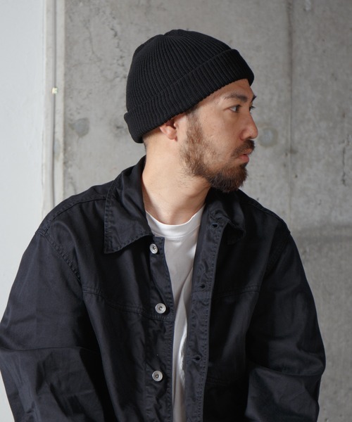 RACAL(ラカル)の「2way Basic Knit Beanie / 2ウェイベーシックニットビーニー(ニットキャップ/ビーニー・メンズ・ブラック/アイボリー/オリーブ/グレイッシュベージュ/ブルーグレー/グレー/ネイビー/オレンジ・FREE)」の20枚目の写真
