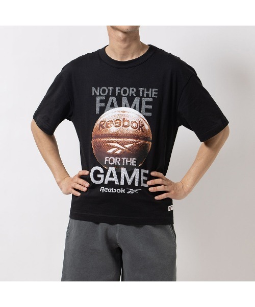 Reebok（リーボック）の「クラシック バスケットボール フェーム Tシャツ / CLASSIC BASKETBALL FAME TEE（Tシャツ/カットソー・メンズ・ブラック/ホワイト・LARGE/MEDIUM/SMALL/XX-LARGE/X-LARGE）」の10枚目の写真