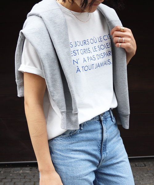 EMMA　ROUGE VIF（エマルージュヴィフ）の「【一部店舗限定】フロント＆バック ロゴTシャツ（Tシャツ/カットソー・レディース・ホワイト/ホワイト系その他・フリー）」の14枚目の写真