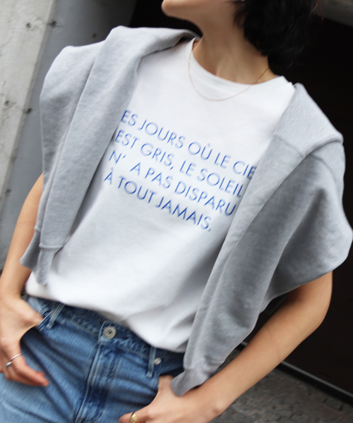 EMMA　ROUGE VIF（エマルージュヴィフ）の「【一部店舗限定】フロント＆バック ロゴTシャツ（Tシャツ/カットソー・レディース・ホワイト/ホワイト系その他・フリー）」の11枚目の写真