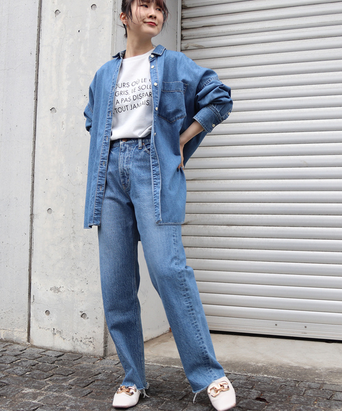 EMMA　ROUGE VIF（エマルージュヴィフ）の「【一部店舗限定】フロント＆バック ロゴTシャツ（Tシャツ/カットソー・レディース・ホワイト/ホワイト系その他・フリー）」の22枚目の写真