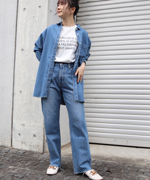 EMMA　ROUGE VIF（エマルージュヴィフ）の「【一部店舗限定】フロント＆バック ロゴTシャツ（Tシャツ/カットソー・レディース・ホワイト/ホワイト系その他・フリー）」の20枚目の写真