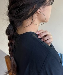 CIAOPANIC TYPY | 【 lil/リル】メタルフープピアスL(ピアス（両耳用）)