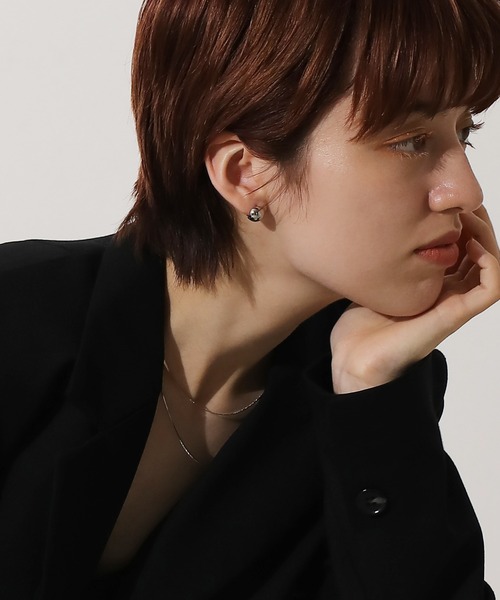 ORLEAN(オルレアン)の「【ORLEAN】ミニボールピアス(ピアス(両耳用)・レディース・シルバー/ゴールド・フリー)」の13枚目の写真