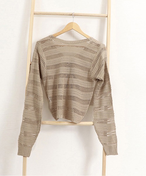 studiodoe ニット　トップス　完売品　新品未使用 楽天市場】2wayクロスデザインニットトップス : 夢展望 YUMETENBO