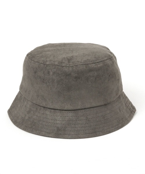 LAKOLE(ラコレ)の「スエードバケットハット / 104881(ハット・メンズ・チャコール/オフホワイト/ピンク・9)」の4枚目の写真