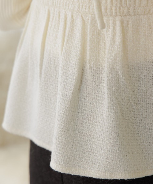 flower（フラワー）の「メルティングツイードビスチェ（キャミソール・レディース・ホワイト/グレー・FREE）」の11枚目の写真