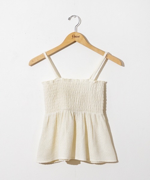 flower（フラワー）の「メルティングツイードビスチェ（キャミソール・レディース・ホワイト/グレー・FREE）」の19枚目の写真