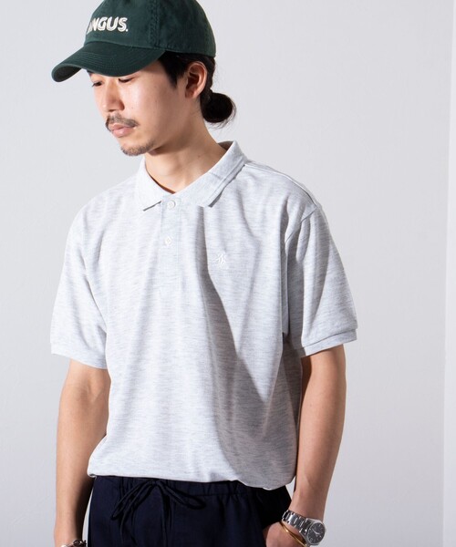 GEVACO(ゲバコ)の「【GEVACO/ゲバコ】ドライタッチ ポロシャツ ワンポイント / 無地(ポロシャツ・メンズ・アッシュグレー/ブラック/ホワイト/レッド/ネイビー・M/L)」の4枚目の写真