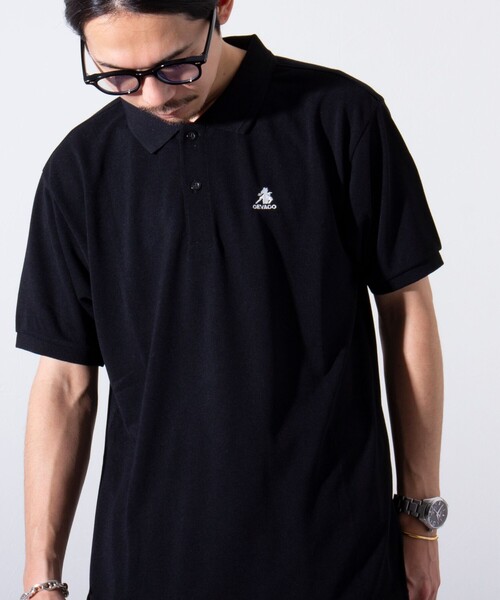 GEVACO(ゲバコ)の「【GEVACO/ゲバコ】ドライタッチ ポロシャツ ワンポイント / 無地(ポロシャツ・メンズ・アッシュグレー/ブラック/ホワイト/レッド/ネイビー・M/L)」の3枚目の写真