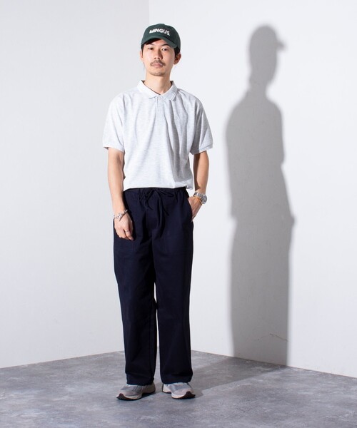 GEVACO(ゲバコ)の「【GEVACO/ゲバコ】ドライタッチ ポロシャツ ワンポイント / 無地(ポロシャツ・メンズ・アッシュグレー/ブラック/ホワイト/レッド/ネイビー・M/L)」の12枚目の写真