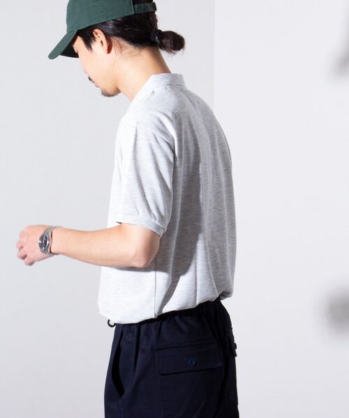 GEVACO(ゲバコ)の「【GEVACO/ゲバコ】ドライタッチ ポロシャツ ワンポイント / 無地(ポロシャツ・メンズ・アッシュグレー/ブラック/ホワイト/レッド/ネイビー・M/L)」の16枚目の写真