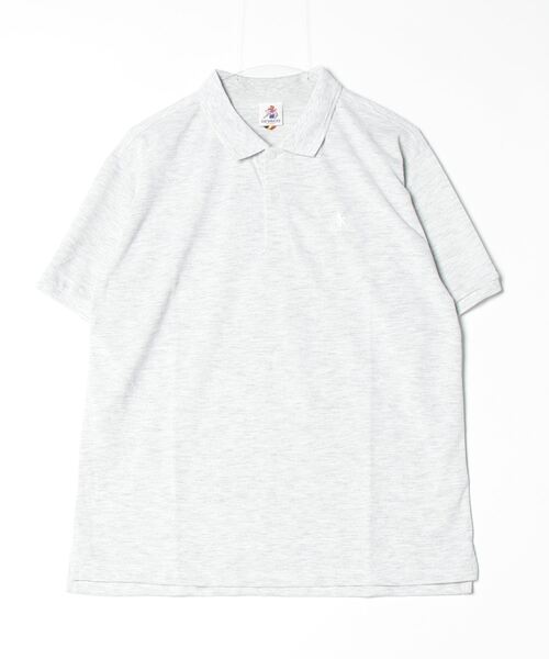 GEVACO(ゲバコ)の「【GEVACO/ゲバコ】ドライタッチ ポロシャツ ワンポイント / 無地(ポロシャツ・メンズ・アッシュグレー/ブラック/ホワイト/レッド/ネイビー・M/L)」の10枚目の写真