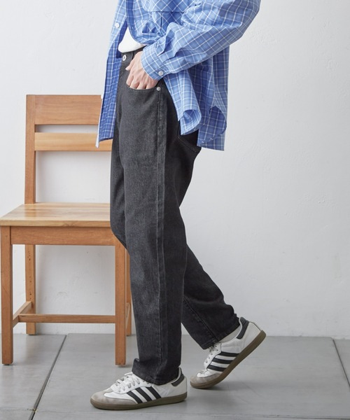 CIAOPANIC TYPY(チャオパニックティピー)の「スーパーストレッチデニムスリムパンツ(デニムパンツ・メンズ・ネイビー/ブラック/サックスブルー・SMALL/MEDIUM/LARGE)」の5枚目の写真