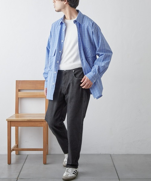 CIAOPANIC TYPY(チャオパニックティピー)の「スーパーストレッチデニムスリムパンツ(デニムパンツ・メンズ・ネイビー/ブラック/サックスブルー・SMALL/MEDIUM/LARGE)」の10枚目の写真