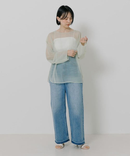 URBAN RESEARCH / アーバンリサーチ 『MADE IN JAPAN』 アセテートカップ付きキャミソール MADE IN JAPAN』 アセテートカップ付きキャミソール