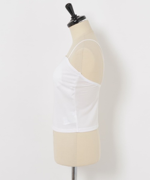 URBAN RESEARCH（アーバンリサーチ）の「『MADE IN JAPAN』 アセテートカップ付きショート丈キャミソール（キャミソール・レディース・オフホワイト/ブラック・FREE）」の12枚目の写真