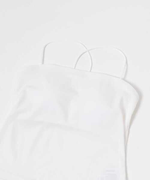 URBAN RESEARCH（アーバンリサーチ）の「『MADE IN JAPAN』 アセテートカップ付きショート丈キャミソール（キャミソール・レディース・オフホワイト/ブラック・FREE）」の14枚目の写真