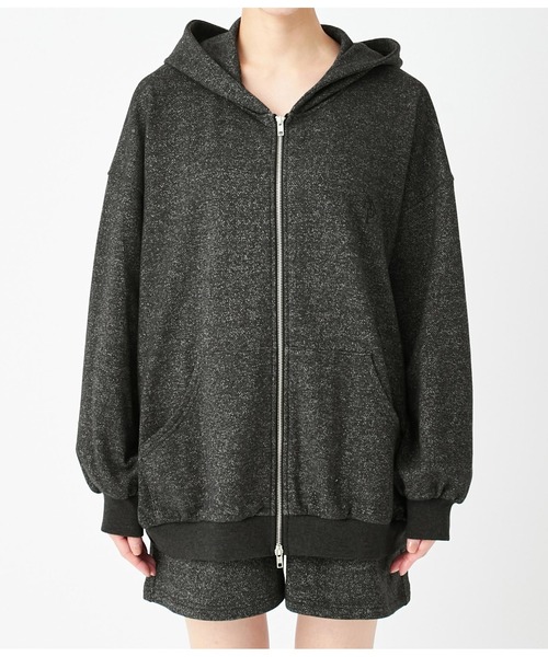 ANAP（アナップ）の「ダブルジップラメ裏毛スウェットセットアップ