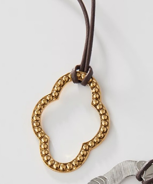 ADER（アデル）の「VINTAGE bukle leather pendant（ネックレス・レディース・ゴールド・フリー）」の2枚目の写真