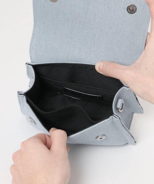 SENSE OF PLACE by URBAN RESEARCH（センスオブプレイスバイアーバンリサーチ）の「デニムショルダーバッグ（ショルダーバッグ・レディース・ライトインディゴブルー/オフホワイト・ONE）」の3枚目の写真