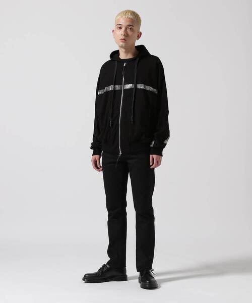 KMRii（ケムリ）の「KMRii/ケムリ/Back Cross Short Parka（パーカー・メンズ・ブラック・2）」の15枚目の写真