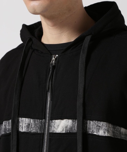 KMRii（ケムリ）の「KMRii/ケムリ/Back Cross Short Parka（パーカー・メンズ・ブラック・2）」の19枚目の写真