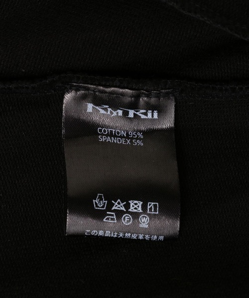 KMRii（ケムリ）の「KMRii/ケムリ/Back Cross Short Parka（パーカー・メンズ・ブラック・2）」の8枚目の写真